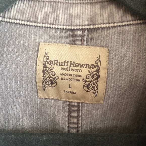 RuffHewn taupe corduroy blazer, Large - Picture 4 of 10